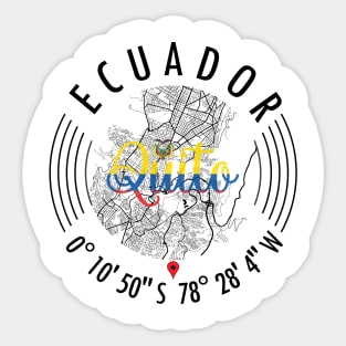 Quito, Ecuador Sticker